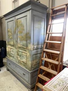 French Painted Wardrobe - 3956453