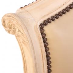 French Painted and Carved Louis XV Style Daybed C 1940  - 4739005