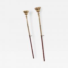 French Pair of 19th Century Altar Torches - 2564486