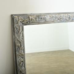 French Pair of 19th Century Carved Painted Mirrors - 4223521