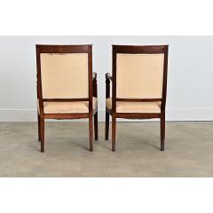 French Pair of 19th Century Directoire Fauteuils - 4589718