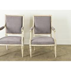 French Pair of 19th Century Louis XVI Fauteuils - 3877209