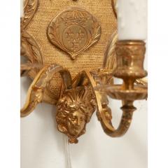 French Pair of Brass Sconces - 3492012