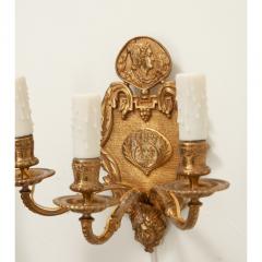 French Pair of Brass Sconces - 3492017