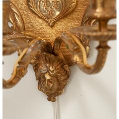 French Pair of Brass Sconces - 3492055