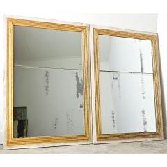 French Pair of Louis XVI Style Gilt Mirrors - 4530315