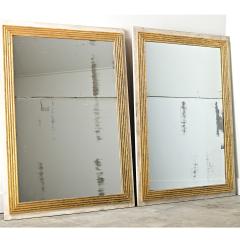 French Pair of Louis XVI Style Gilt Mirrors - 4530341