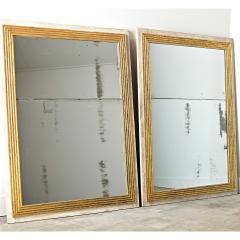 French Pair of Louis XVI Style Gilt Mirrors - 4530368