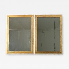 French Pair of Louis XVI Style Gilt Mirrors - 4535689