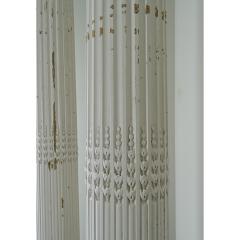 French Pair of Massive Painted Columns - 3877378