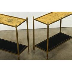 French Pair of Mid Century Gilt Glass Etageres - 3964403