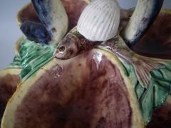 French Palissy Majolica Oyster Stand - 1804493