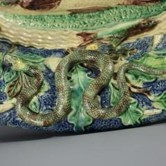 French Palissy Majolica Platter with Fish - 3949628