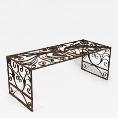 French Parisian Balcony Railing Transformed Into Coffee Table - 3573884