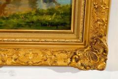 French Pastoral Oil Painting Signed by F lix Planquette Late 19th Century - 3415441