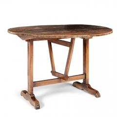French Pine and Fruitwood Wine Tasting Table - 3304039
