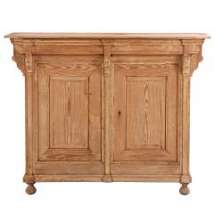 French Pitch Pine Counter Bar C 1880  - 4497786