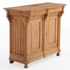 French Pitch Pine Counter Bar C 1880  - 4497789