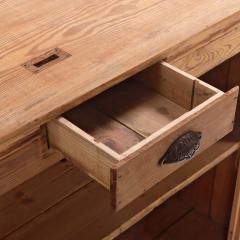 French Pitch Pine Counter Bar C 1880  - 4497790