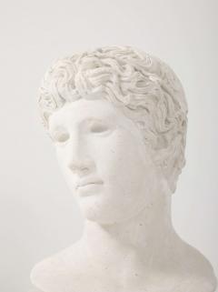 French Plaster Bust of a Classical Youth - 4207341