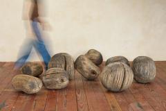French Primitive Wooden Pebbles - 4612238