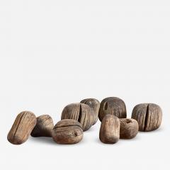 French Primitive Wooden Pebbles - 4614017