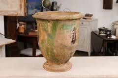 French Proven al Early 19th Century Anduze Vase with Hints of Green and Brown - 3564326