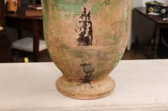 French Proven al Early 19th Century Anduze Vase with Hints of Green and Brown - 3564327