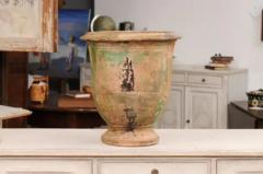 French Proven al Early 19th Century Anduze Vase with Hints of Green and Brown - 3564329