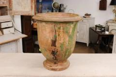 French Proven al Early 19th Century Anduze Vase with Hints of Green and Brown - 3564361