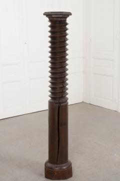French Provincial 19th Century Wine Press Screw - 1042947