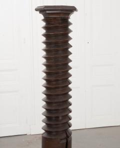 French Provincial 19th Century Wine Press Screw - 1042949