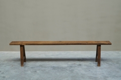 French Provincial Bench in Solid Oak Early 20th Century - 4803264