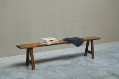 French Provincial Bench in Solid Oak Early 20th Century - 4803276