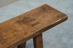 French Provincial Bench in Solid Oak Early 20th Century - 4803410