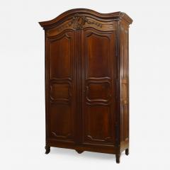 French Provincial Carved Walnut Armoire - 2801962