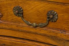 French Provincial Cherrywood Commode with Marble Top - 4639853