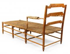 French Provincial Fruitwood Chaise - 1404482