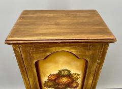 French Provincial Hand painted One Door End Table or Nightstand - 3375104