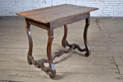 French Provincial Louis XIV Period Os de Mouton Oak Side Table - 4348745