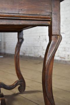 French Provincial Louis XIV Period Os de Mouton Oak Side Table - 4348746
