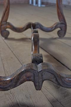 French Provincial Louis XIV Period Os de Mouton Oak Side Table - 4348747