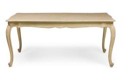 French Provincial Louis XV Painted Dining Table - 4664385