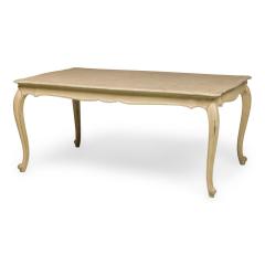 French Provincial Louis XV Painted Dining Table - 4718129