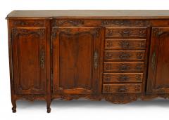 French Provincial Louis XV Style Carved Oak Sideboard - 2799982