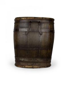 French Provincial Oak Barrel Umbrella Stand - 4669288