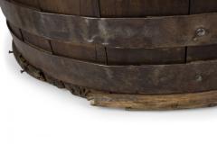 French Provincial Oak Barrel Umbrella Stand - 4669292