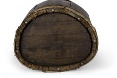 French Provincial Oak Barrel Umbrella Stand - 4669293