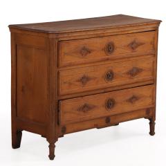 French Provincial Oak Commode C 1800 - 4636495