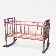 French Provincial Rocking Cradle - 4186180